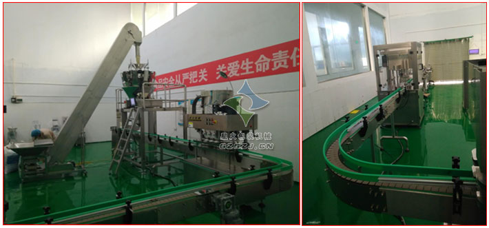 炒熟芝麻灌裝生產線