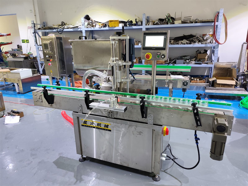 全自動(dòng)耗油單頭膏體灌裝機(jī)