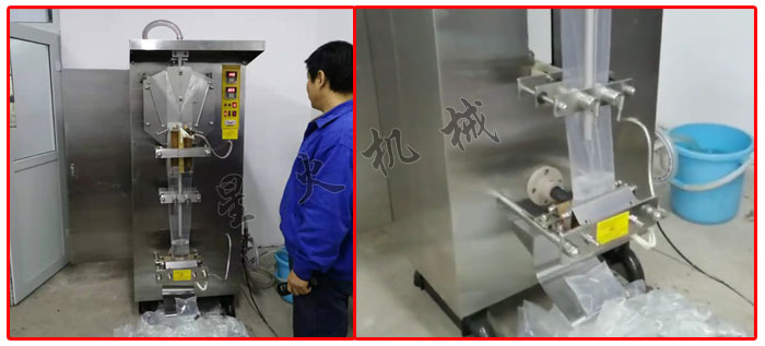 客戶廠房星火料酒包裝機(jī)械設(shè)備包裝現(xiàn)場拍攝