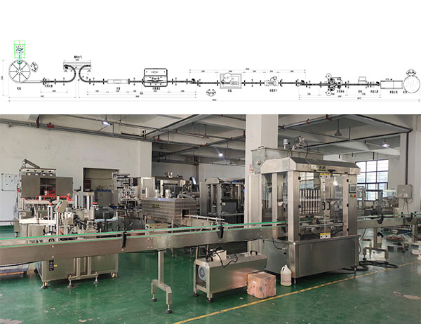 香椿醬灌裝機(jī)生產(chǎn)線設(shè)計(jì)圖